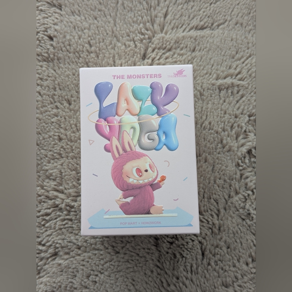 Labubu POP MART The Monsters Lazy Yoga Series Figures, Blind Box Figure. New
